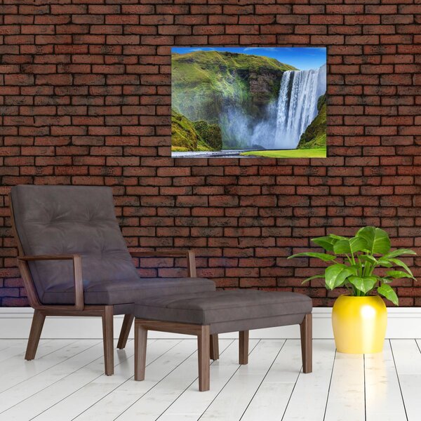 Obraz - Wodospad Seljalandsfoss (70x50 cm)