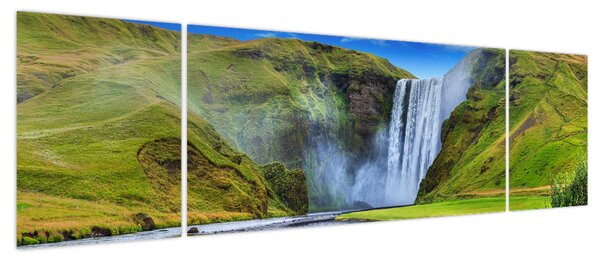 Obraz - Wodospad Seljalandsfoss (170x50 cm)