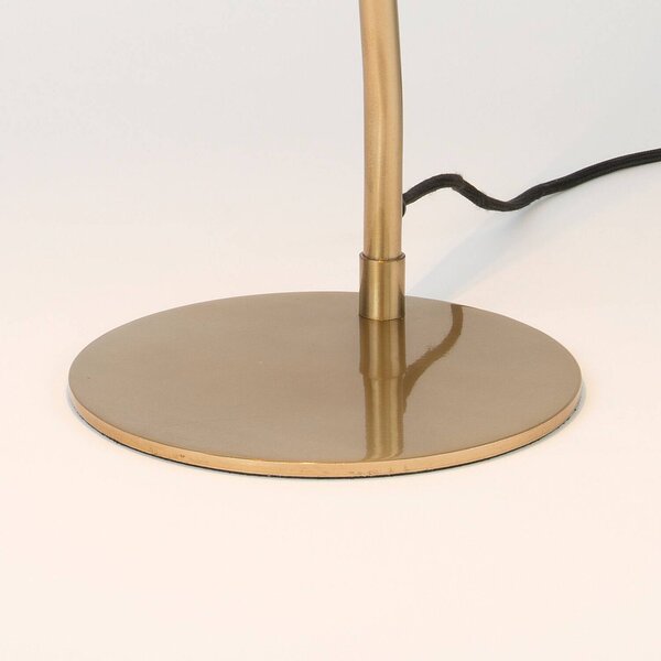 Holländer Lampa stołowa ADEA, mosiężny / złoty, salon / jadalnia, metal, nowoczesny