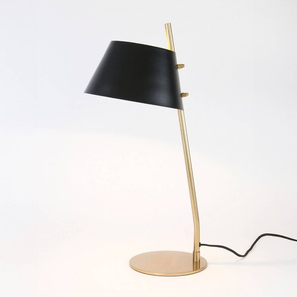 Holländer Lampa stołowa ADEA, mosiężny / złoty, salon / jadalnia, metal, nowoczesny
