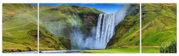 Obraz - Wodospad Seljalandsfoss (170x50 cm)