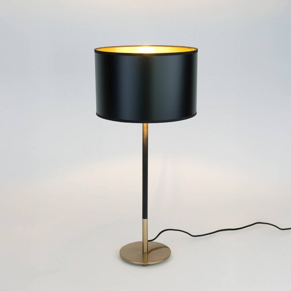 Holländer Lampa stołowa ENZIO, czarny, salon / jadalnia, metal, nowoczesny