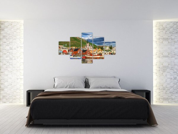 Obraz - Húsavík (125x70 cm)