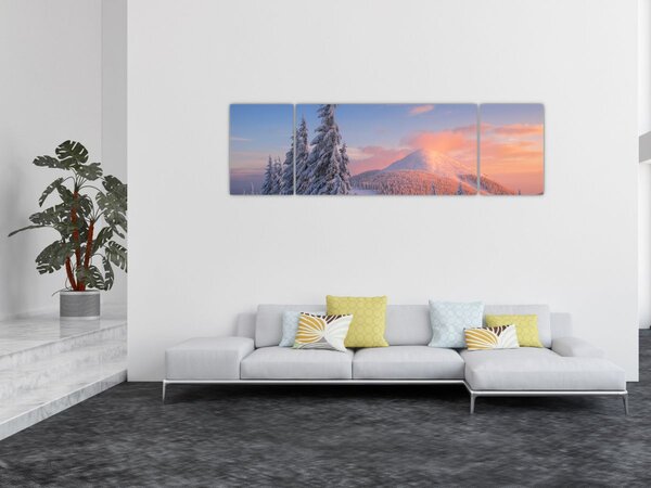 Obraz - Zimowy krajobraz (170x50 cm)