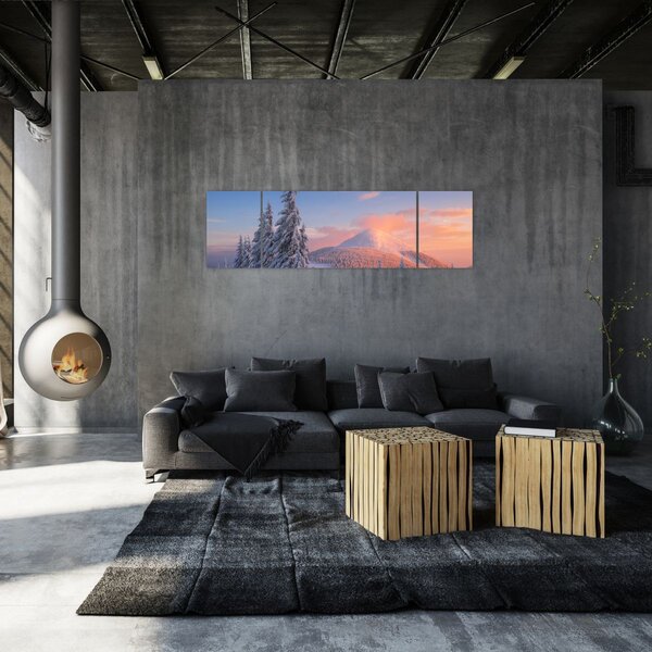 Obraz - Zimowy krajobraz (170x50 cm)