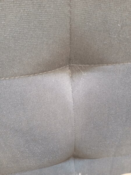 PROMOCJA Jasnoszara rozkładana narożna sofa ZENA, dwustronna II. jakość