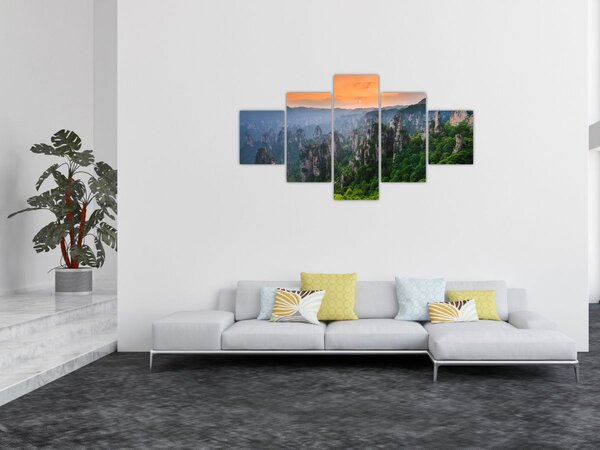 Obraz - Narodowy Park Leśny Zhangjiajie (125x70 cm)