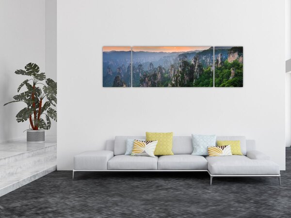 Obraz - Narodowy Park Leśny Zhangjiajie (170x50 cm)