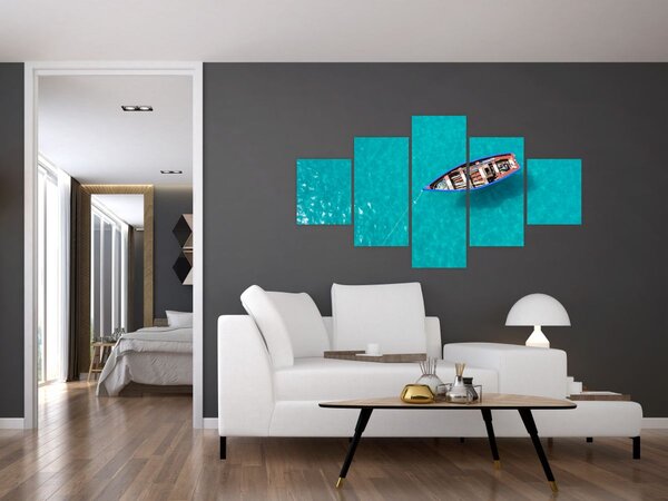 Obraz - Tradycyjna łódź rybacka (125x70 cm)