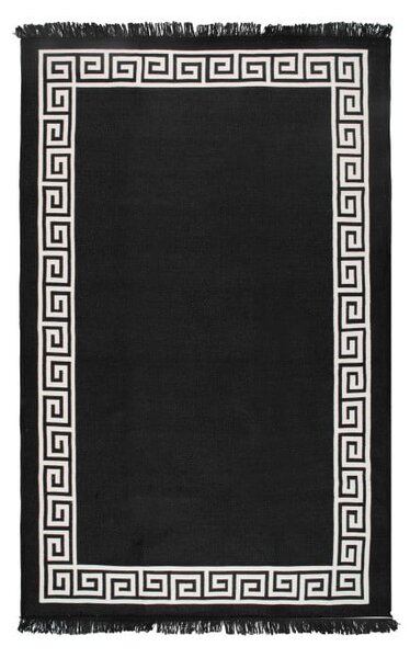 Beżowo-czarny dywan dwustronny Justed, 120x180 cm