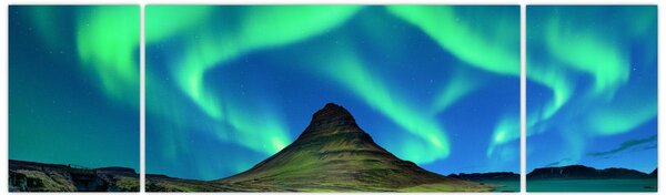 Obraz - Kirkjufell, Islandia (170x50 cm)
