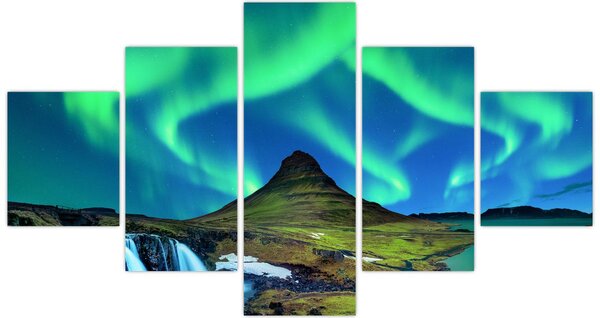 Obraz - Kirkjufell, Islandia (125x70 cm)