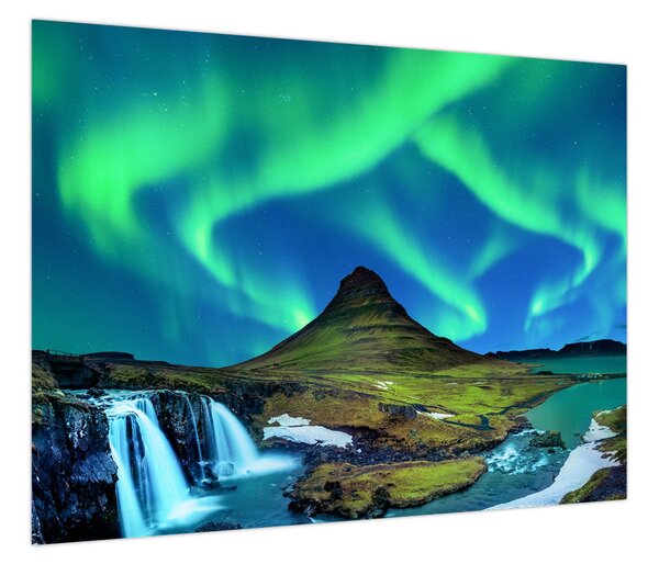 Obraz - Kirkjufell, Islandia (70x50 cm)