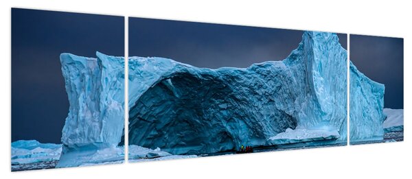 Obraz - Jaskinia lodowa (170x50 cm)