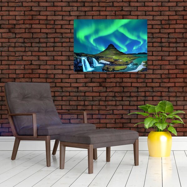 Obraz - Kirkjufell, Islandia (70x50 cm)