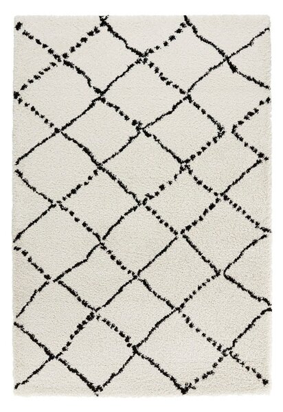 Beżowo-czarny dywan Mint Rugs Hash, 80x150 cm