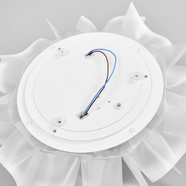 Slamp Lampa sufitowa designerska VELI M, możliwość ściemniania, biały / opal, salon / jadalnia, tworzywo sztuczne, design