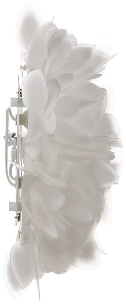 Slamp Kinkiet designerski Veli, możliwość ściemniania, biały / opal, salon / jadalnia, tworzywo sztuczne, design