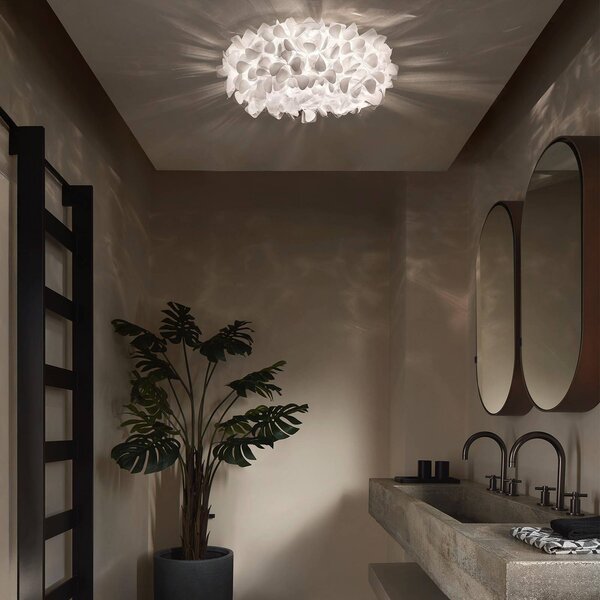 Slamp Kinkiet designerski Clizia Mama Non Mama, możliwość ściemniania, biały / opal, salon / jadalnia, tworzywo sztuczne, design