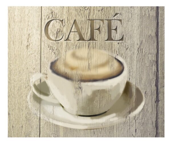 Szklana płyta ochronna na ścianę przy kuchence Wenko Café, 60x50 cm