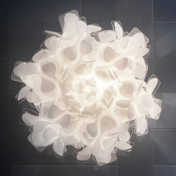Slamp Kinkiet designerski Clizia Mama Non Mama, możliwość ściemniania, biały / opal, salon / jadalnia, tworzywo sztuczne, design