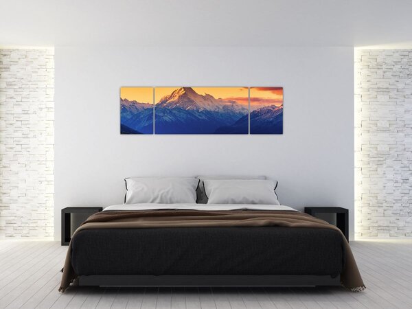 Obraz - Jezioro Pukaki (170x50 cm)