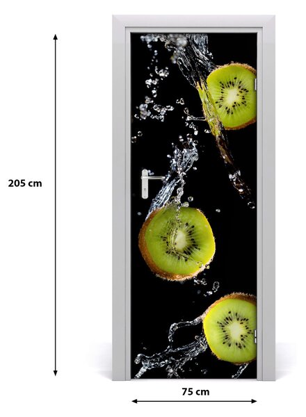 Naklejka na drzwi do domu samoprzylepna Kiwi