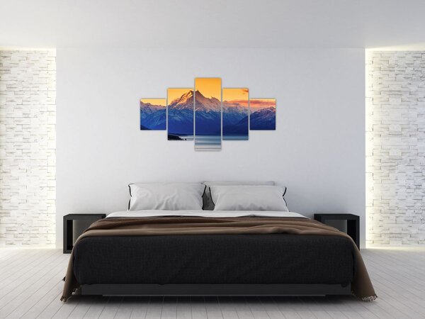 Obraz - Jezioro Pukaki (125x70 cm)