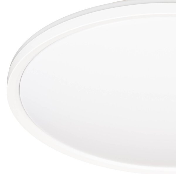 Lampa sufitowa Edmund Lindby, biały / opal, łazienka, tworzywo sztuczne, nowoczesny