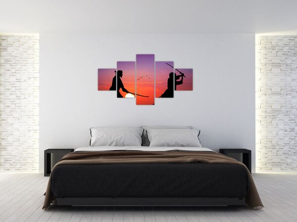 Obraz - Samuraj (125x70 cm)