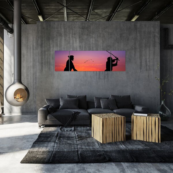 Obraz - Samuraj (170x50 cm)