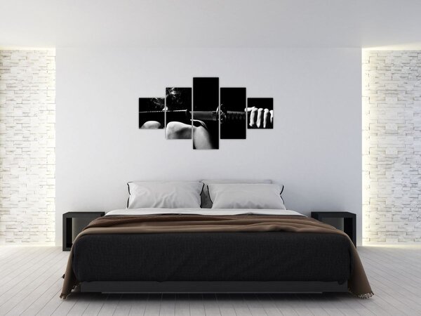 Obraz - Kobieta z mieczem (125x70 cm)