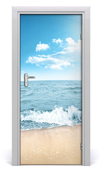 Naklejka fototapeta na drzwi Plaża i morze