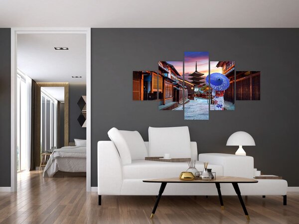 Obraz - Azjatka (125x70 cm)