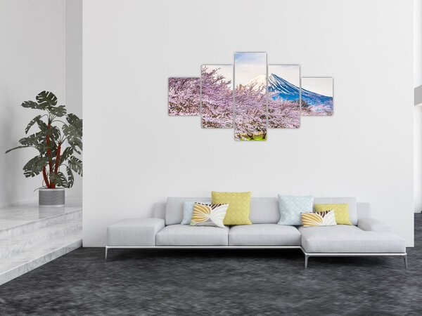 Obraz - Japonia wiosną (125x70 cm)