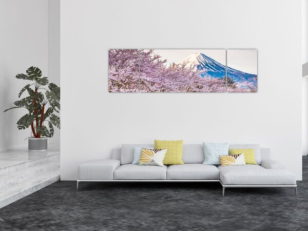 Obraz - Japonia wiosną (170x50 cm)