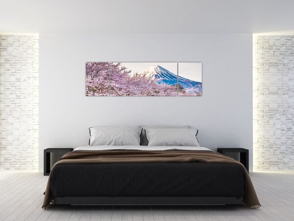 Obraz - Japonia wiosną (170x50 cm)