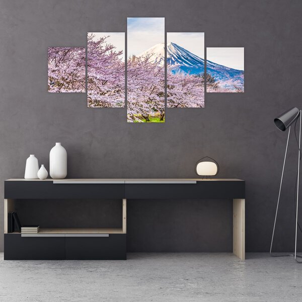 Obraz - Japonia wiosną (125x70 cm)