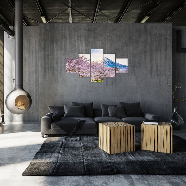 Obraz - Japonia wiosną (125x70 cm)