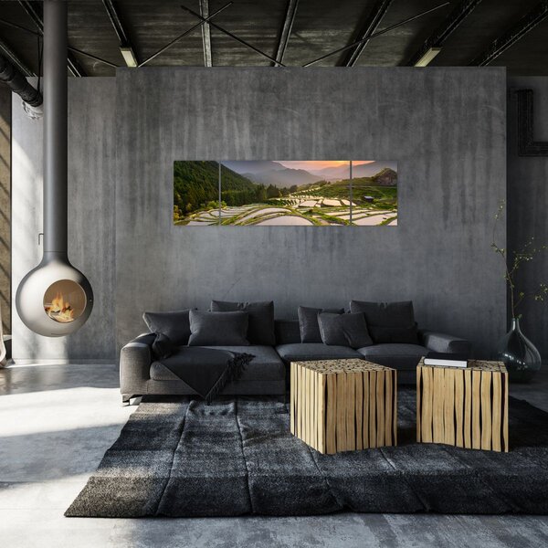 Obraz - Tarasy ryżowe (170x50 cm)