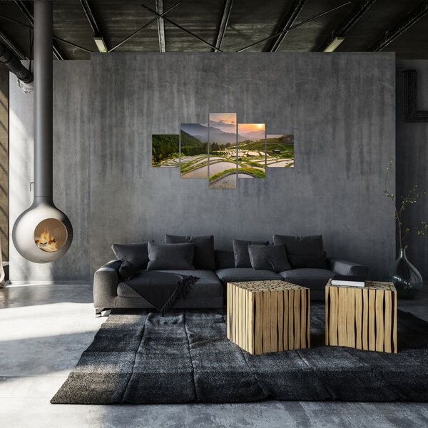 Obraz - Tarasy ryżowe (125x70 cm)