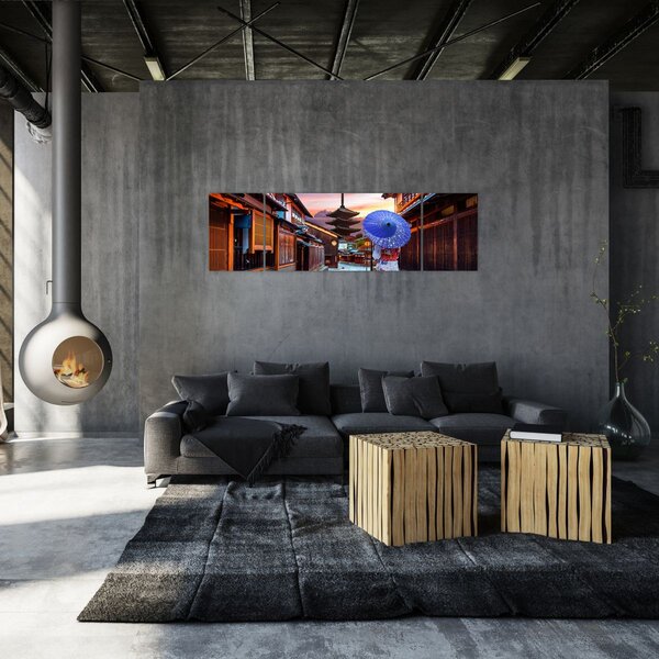 Obraz - Azjatka (170x50 cm)
