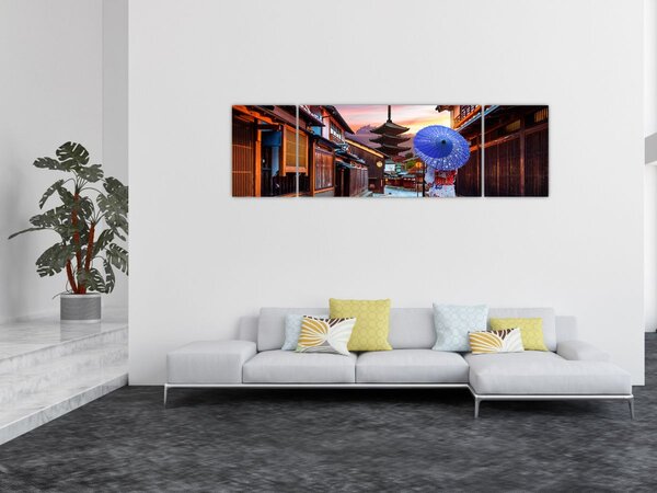 Obraz - Azjatka (170x50 cm)