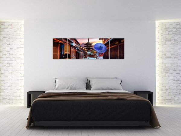 Obraz - Azjatka (170x50 cm)