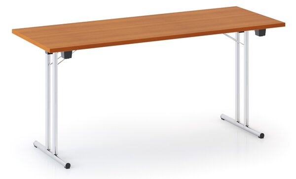 Składany stół konferencyjny FOLDING, 160x80 cm, czereśnia