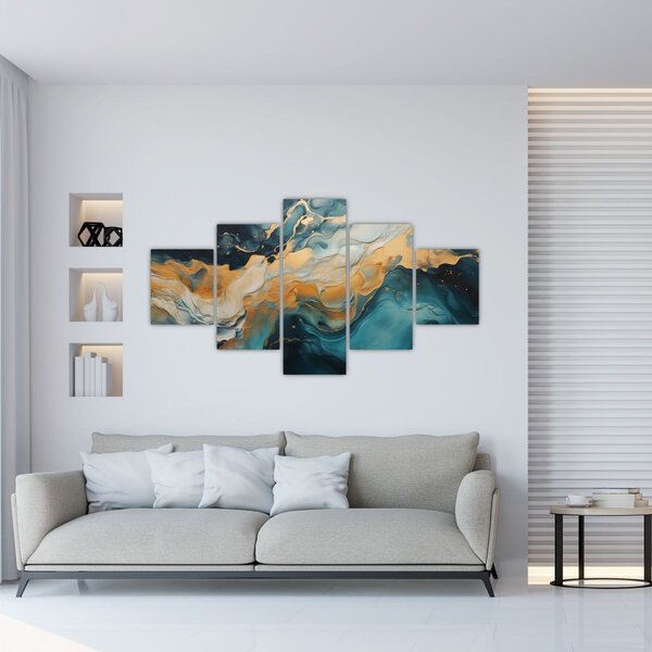 Obraz - Abstrakcja (125x70 cm)