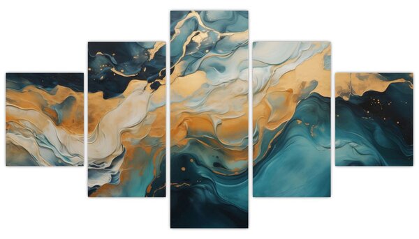 Obraz - Abstrakcja (125x70 cm)