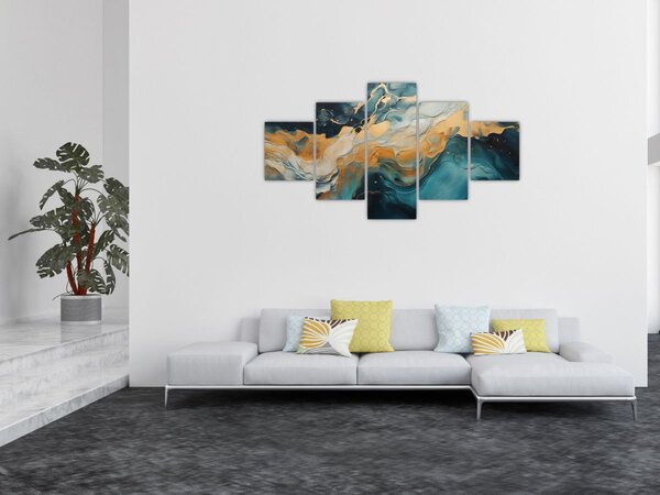 Obraz - Abstrakcja (125x70 cm)