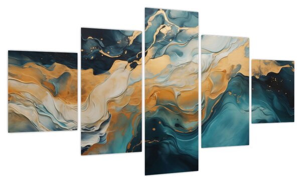 Obraz - Abstrakcja (125x70 cm)