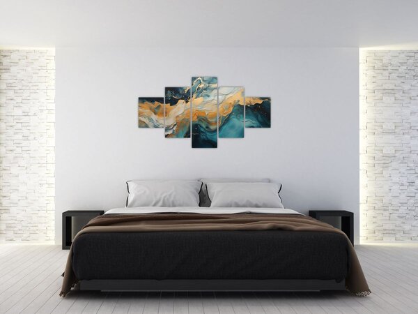 Obraz - Abstrakcja (125x70 cm)